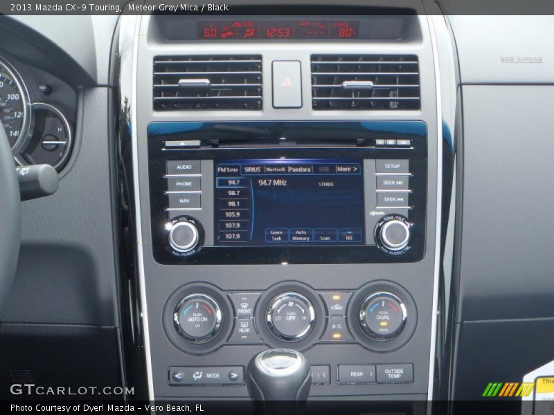 Controls of 2013 CX-9 Touring