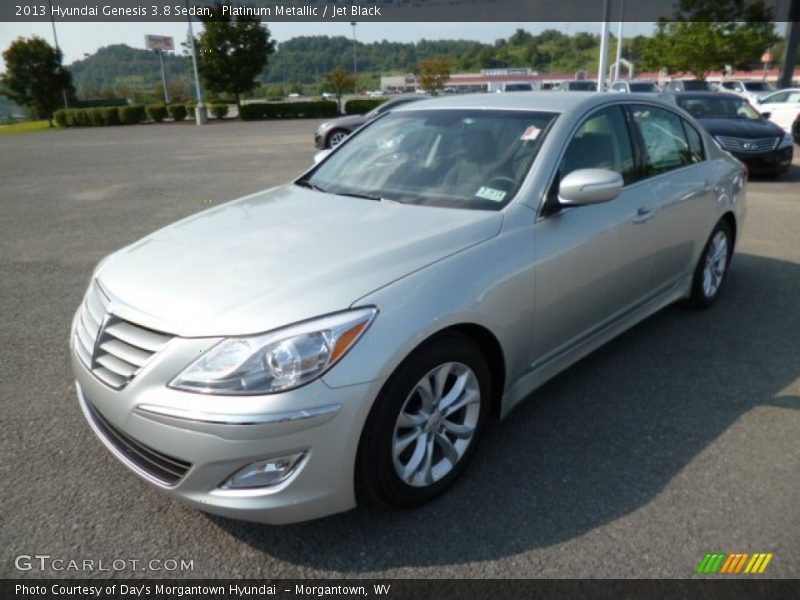 Platinum Metallic / Jet Black 2013 Hyundai Genesis 3.8 Sedan