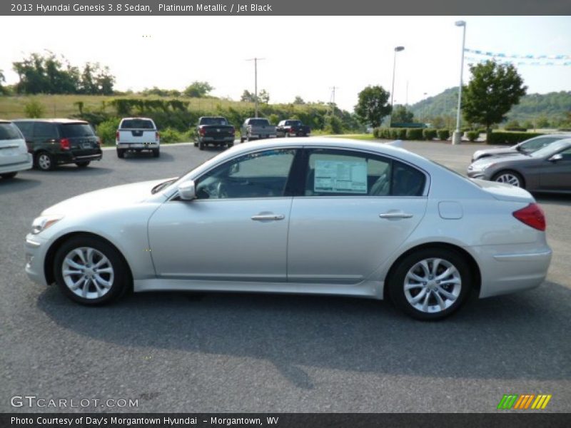 Platinum Metallic / Jet Black 2013 Hyundai Genesis 3.8 Sedan