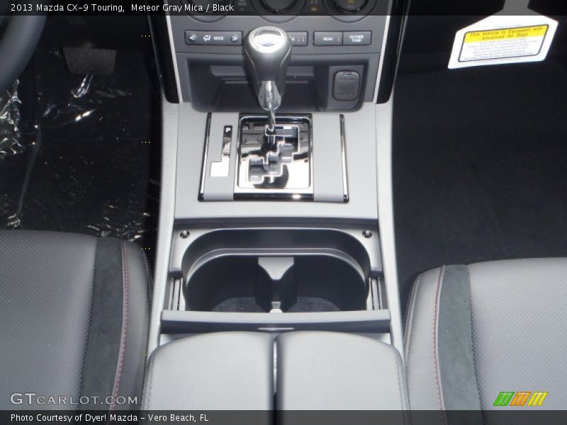 Meteor Gray Mica / Black 2013 Mazda CX-9 Touring