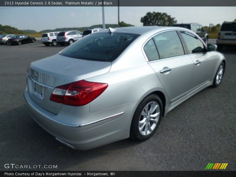 Platinum Metallic / Jet Black 2013 Hyundai Genesis 3.8 Sedan
