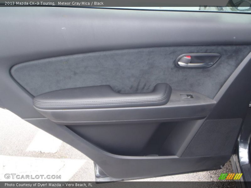 Meteor Gray Mica / Black 2013 Mazda CX-9 Touring