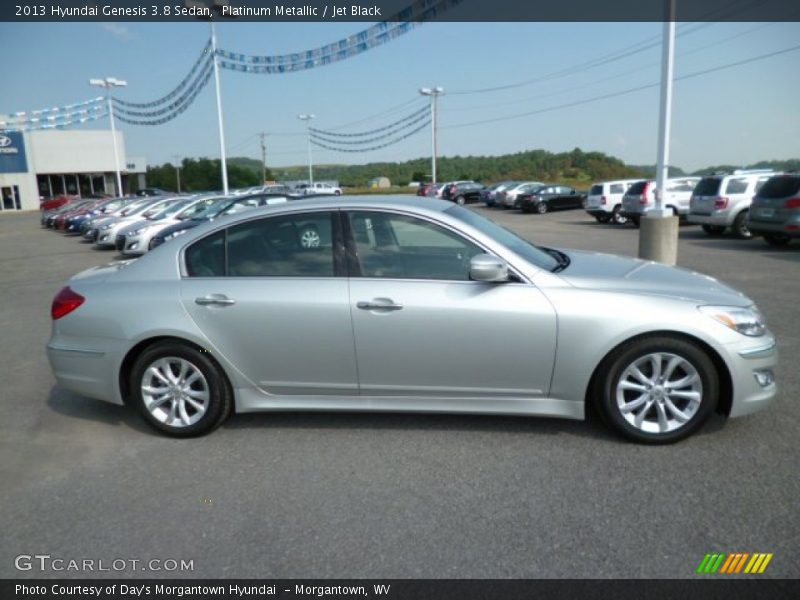 Platinum Metallic / Jet Black 2013 Hyundai Genesis 3.8 Sedan