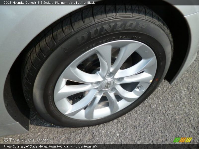 Platinum Metallic / Jet Black 2013 Hyundai Genesis 3.8 Sedan