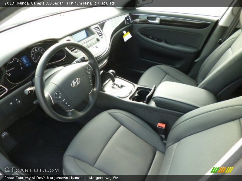 Platinum Metallic / Jet Black 2013 Hyundai Genesis 3.8 Sedan