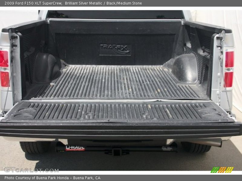 Brilliant Silver Metallic / Black/Medium Stone 2009 Ford F150 XLT SuperCrew