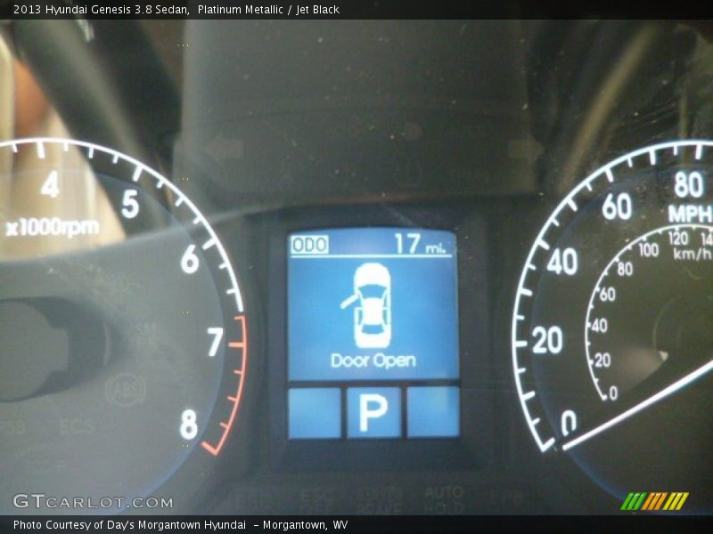 Platinum Metallic / Jet Black 2013 Hyundai Genesis 3.8 Sedan