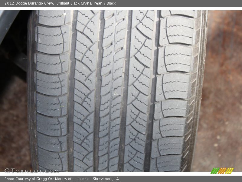 Brilliant Black Crystal Pearl / Black 2012 Dodge Durango Crew