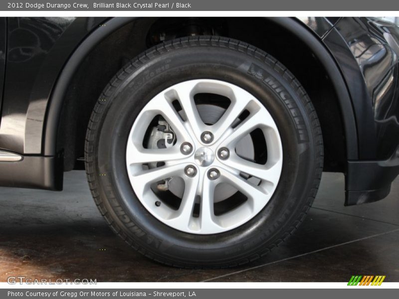 Brilliant Black Crystal Pearl / Black 2012 Dodge Durango Crew