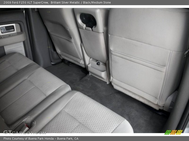 Brilliant Silver Metallic / Black/Medium Stone 2009 Ford F150 XLT SuperCrew