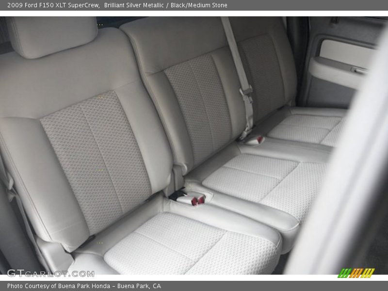 Brilliant Silver Metallic / Black/Medium Stone 2009 Ford F150 XLT SuperCrew