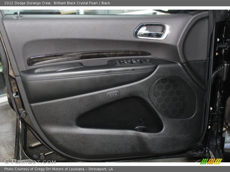 Brilliant Black Crystal Pearl / Black 2012 Dodge Durango Crew
