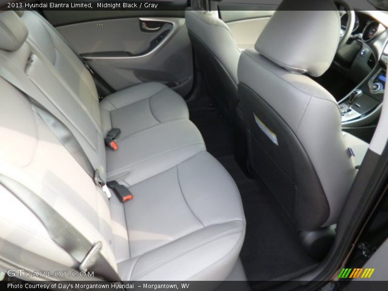 Midnight Black / Gray 2013 Hyundai Elantra Limited