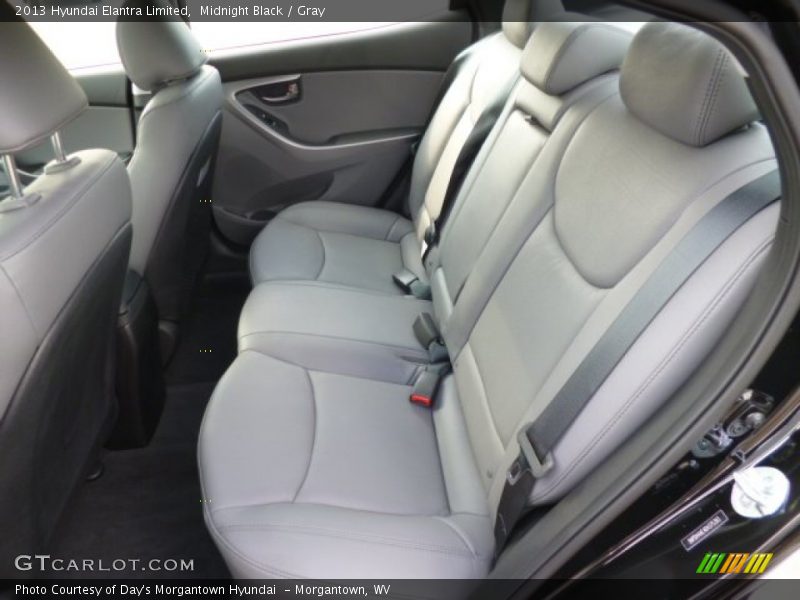Midnight Black / Gray 2013 Hyundai Elantra Limited