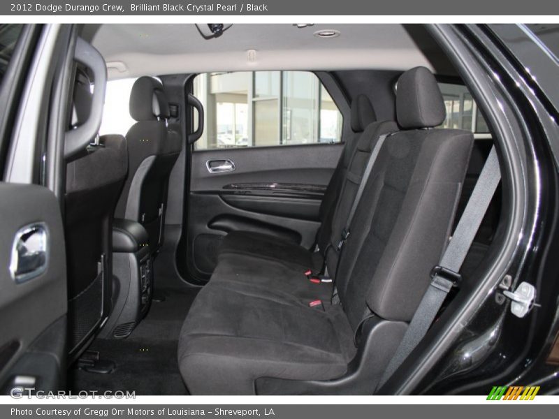 Brilliant Black Crystal Pearl / Black 2012 Dodge Durango Crew