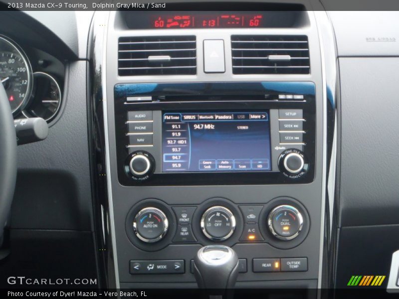 Controls of 2013 CX-9 Touring