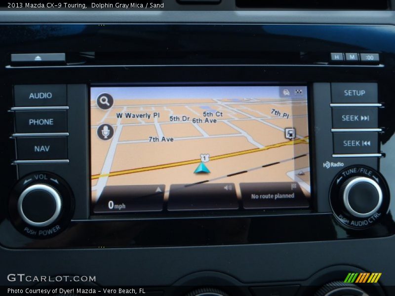 Navigation of 2013 CX-9 Touring