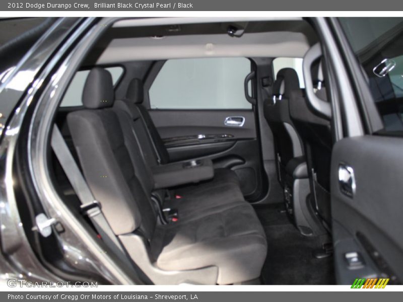 Brilliant Black Crystal Pearl / Black 2012 Dodge Durango Crew