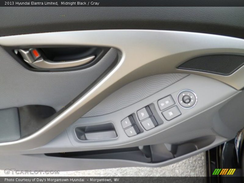 Midnight Black / Gray 2013 Hyundai Elantra Limited