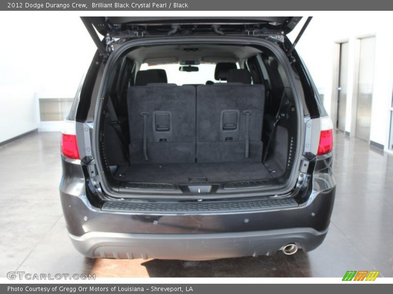 Brilliant Black Crystal Pearl / Black 2012 Dodge Durango Crew