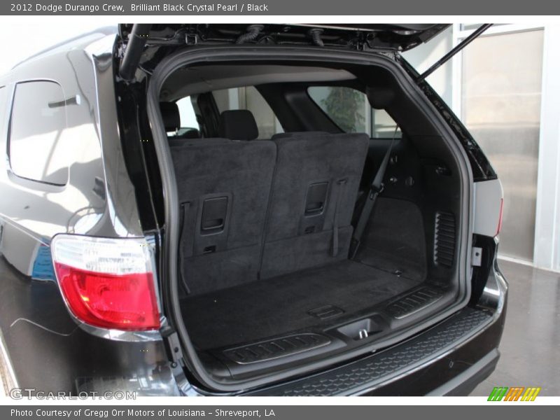 Brilliant Black Crystal Pearl / Black 2012 Dodge Durango Crew
