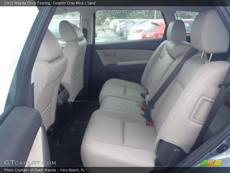 Rear Seat of 2013 CX-9 Touring