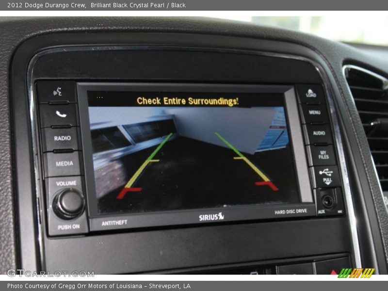 Brilliant Black Crystal Pearl / Black 2012 Dodge Durango Crew