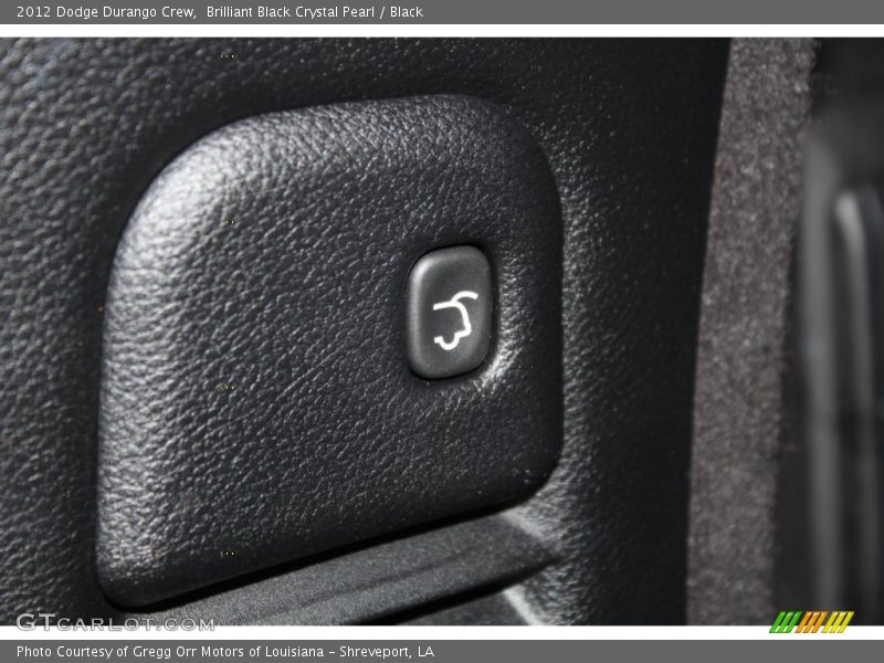 Brilliant Black Crystal Pearl / Black 2012 Dodge Durango Crew
