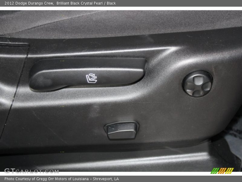 Brilliant Black Crystal Pearl / Black 2012 Dodge Durango Crew
