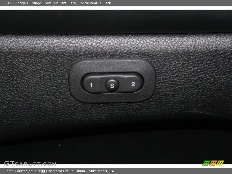 Brilliant Black Crystal Pearl / Black 2012 Dodge Durango Crew