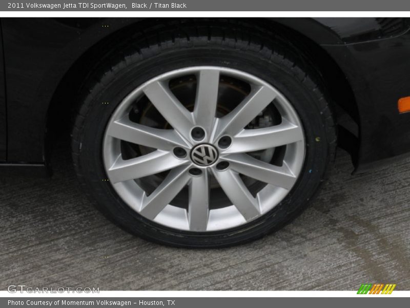 Black / Titan Black 2011 Volkswagen Jetta TDI SportWagen