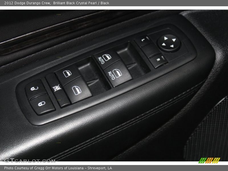 Brilliant Black Crystal Pearl / Black 2012 Dodge Durango Crew