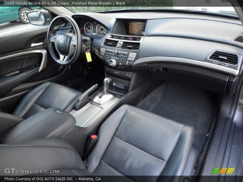  2008 Accord EX-L V6 Coupe Black Interior