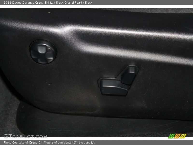 Brilliant Black Crystal Pearl / Black 2012 Dodge Durango Crew