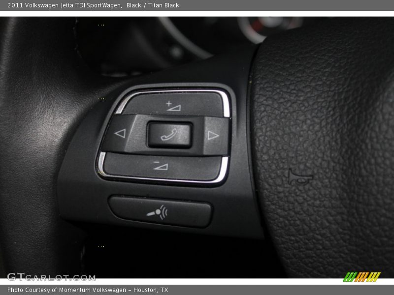 Black / Titan Black 2011 Volkswagen Jetta TDI SportWagen