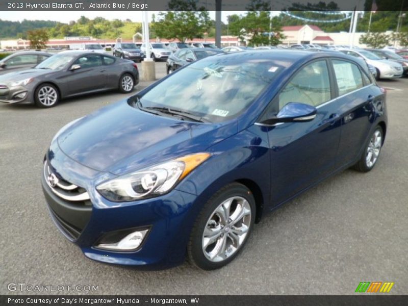 Atlantic Blue / Beige 2013 Hyundai Elantra GT