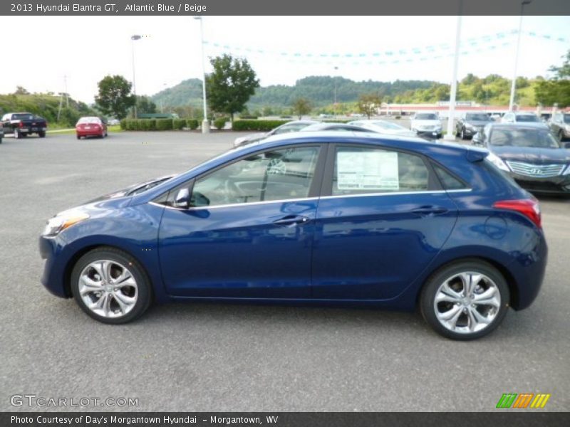 Atlantic Blue / Beige 2013 Hyundai Elantra GT