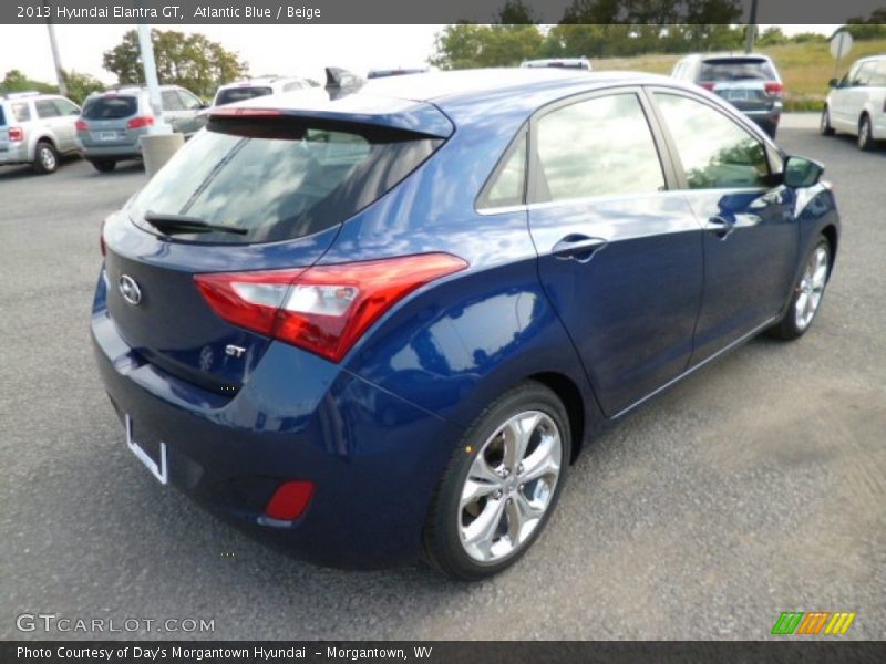 Atlantic Blue / Beige 2013 Hyundai Elantra GT