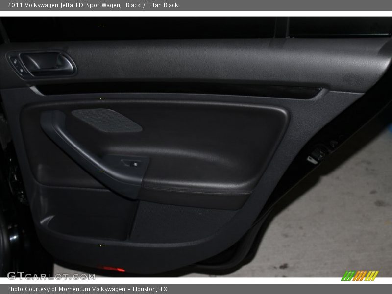 Black / Titan Black 2011 Volkswagen Jetta TDI SportWagen