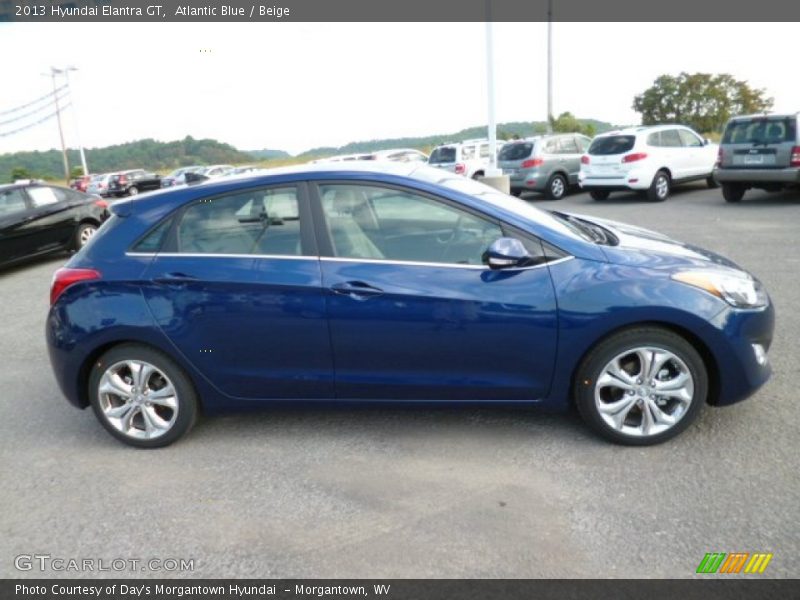 Atlantic Blue / Beige 2013 Hyundai Elantra GT