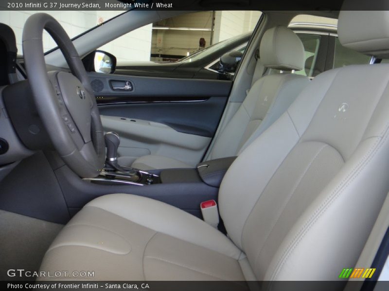 Moonlight White / Wheat 2010 Infiniti G 37 Journey Sedan
