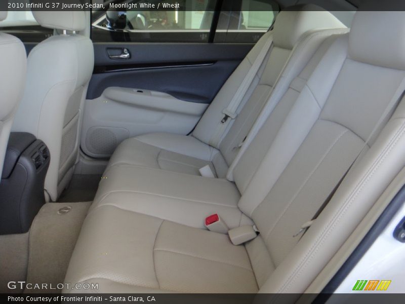 Moonlight White / Wheat 2010 Infiniti G 37 Journey Sedan
