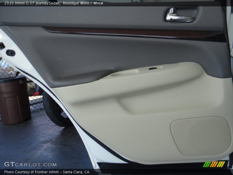 Moonlight White / Wheat 2010 Infiniti G 37 Journey Sedan