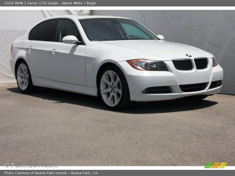 Alpine White / Beige 2006 BMW 3 Series 330i Sedan