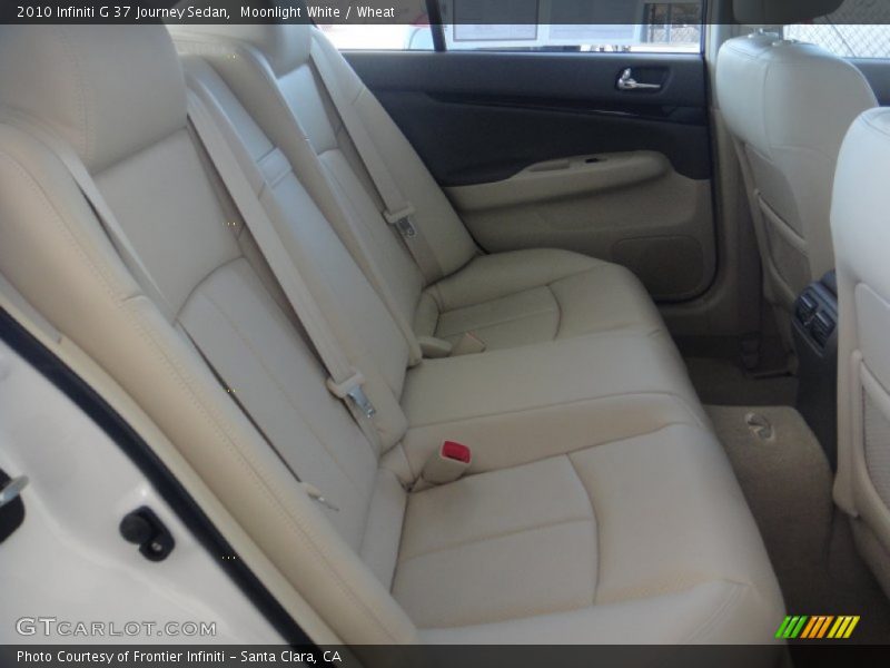 Moonlight White / Wheat 2010 Infiniti G 37 Journey Sedan