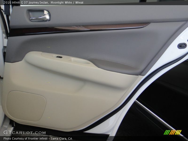 Moonlight White / Wheat 2010 Infiniti G 37 Journey Sedan
