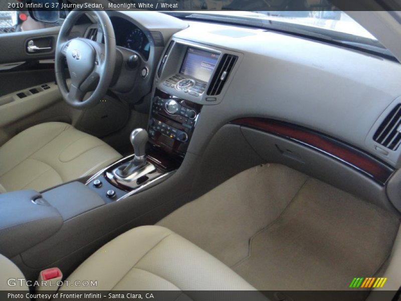 Moonlight White / Wheat 2010 Infiniti G 37 Journey Sedan