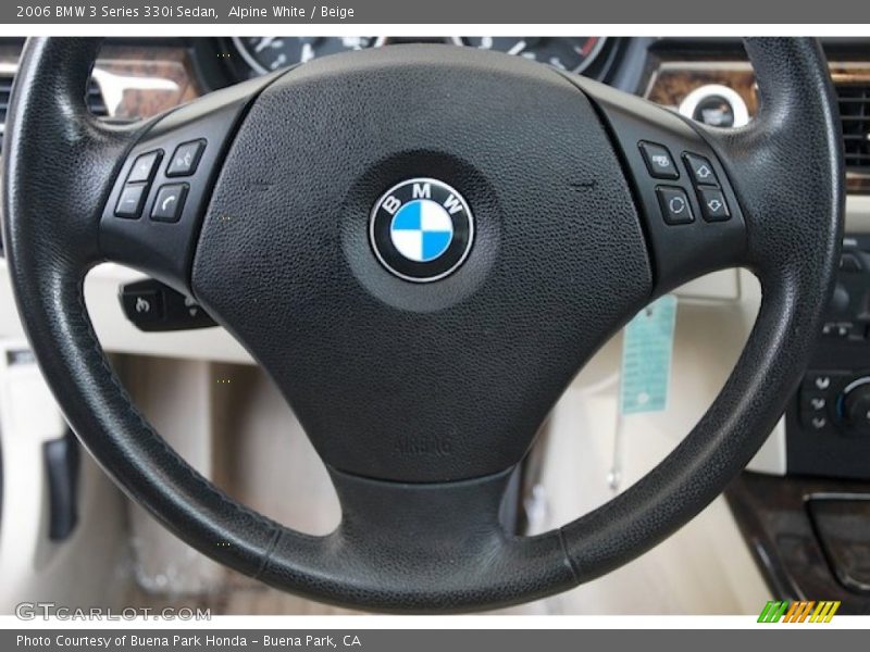 Alpine White / Beige 2006 BMW 3 Series 330i Sedan