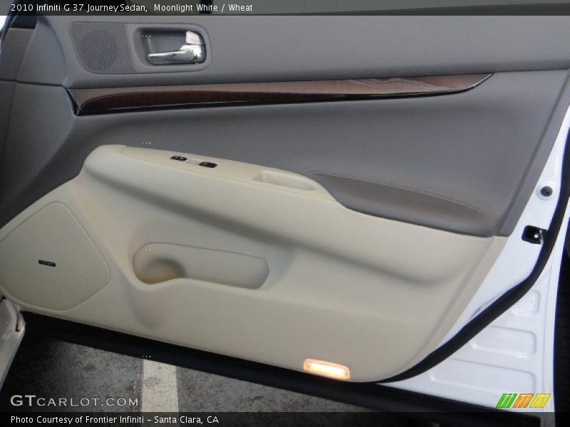 Moonlight White / Wheat 2010 Infiniti G 37 Journey Sedan