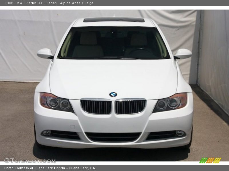 Alpine White / Beige 2006 BMW 3 Series 330i Sedan